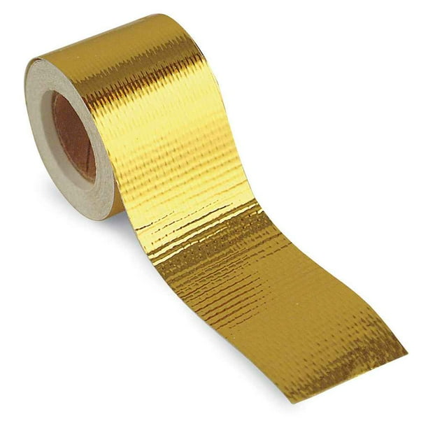Automotive Exhaust Pipe Decorative Aluminum Foil Thermal Insulation Tape 1 roll